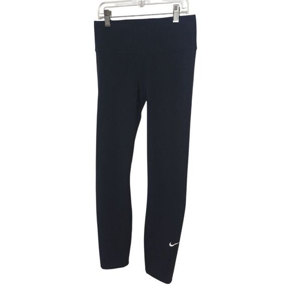 Nike Womens Leggings Small Black Dri-Fit Tapered Workout Gym Athletic - Picture 1 of 4
